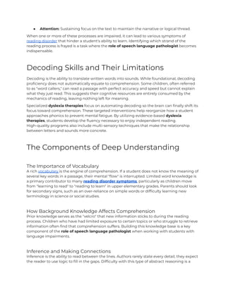 How to Overcome Reading Comprehension Difficulties in Children | PDF