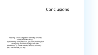 Packing a Roof Cargo Box like Pro in 2025 | PPTX