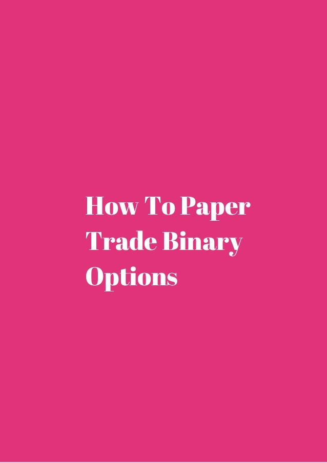 Binary options research papers