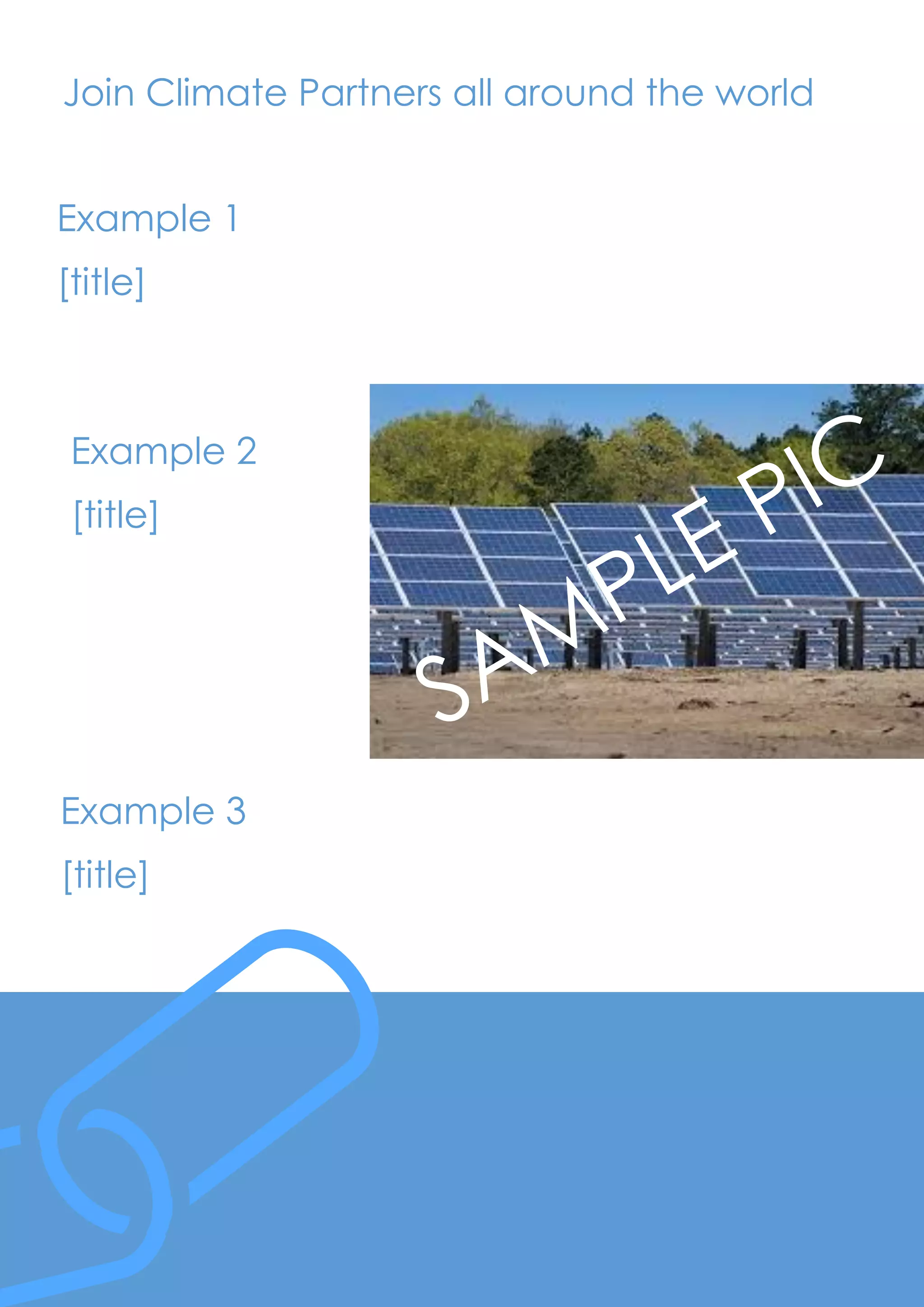Join Climate Partners all around the world
Example 1
[title]
Example 3
[title]
Example 2
[title]
 