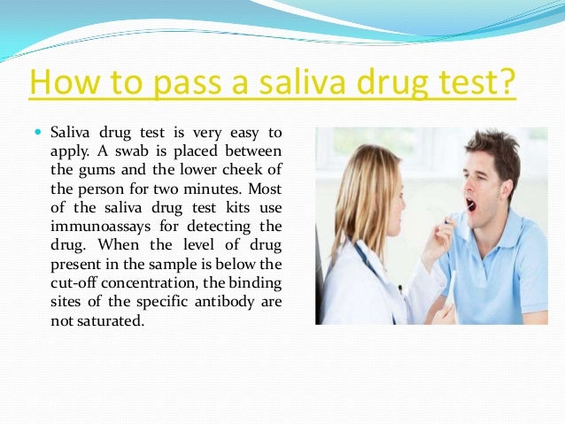 How to pass a saliva drug test?