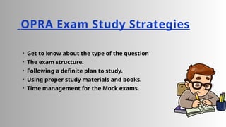 How to pass OPRA exam (Overseas Pharmacist Readiness Assessment) | PPTX