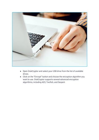 How to Password Protect USB Drive in Windows 10 & 11 | PDF image.