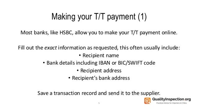 Que Es Tt Payment : TT Services – HNPOMS