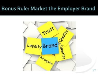 5757
Bonus Rule: Market the Employer Brand
 
