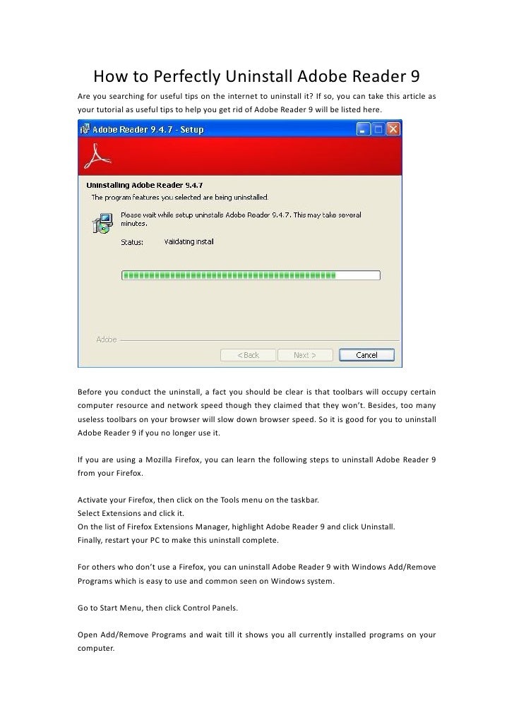 firefox won t uninstall