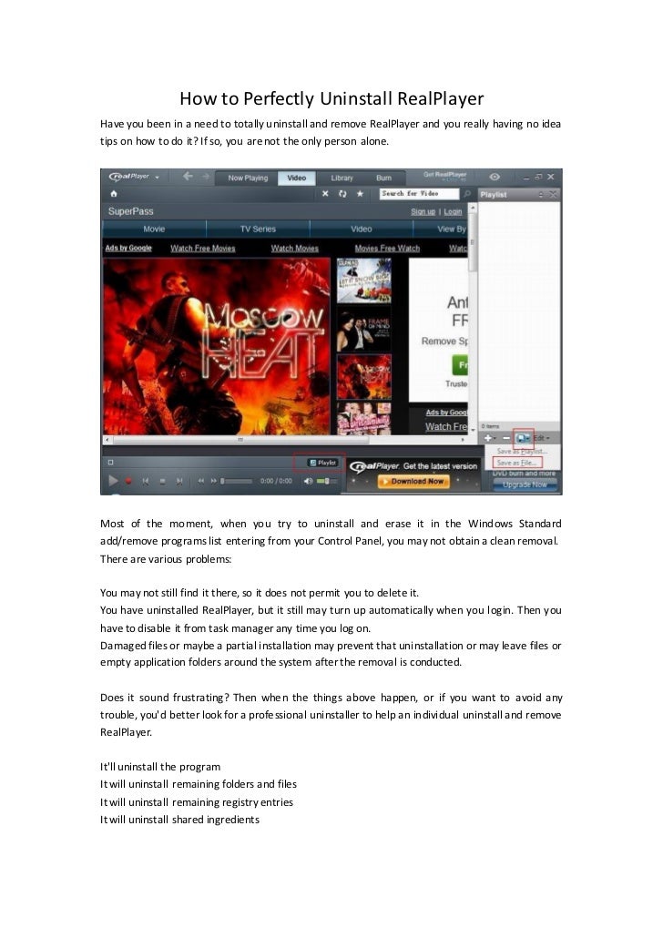 how to remove realplayer from moc os 10 how to remove realplayer from moc os 10