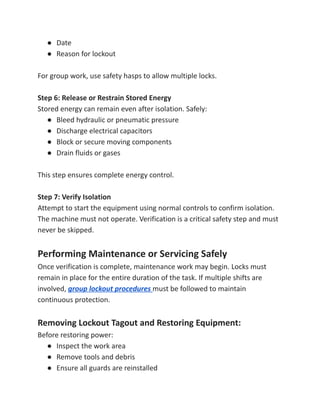 How to Perform Lockout Tagout A Step-by-Step Guide for Industrial ...