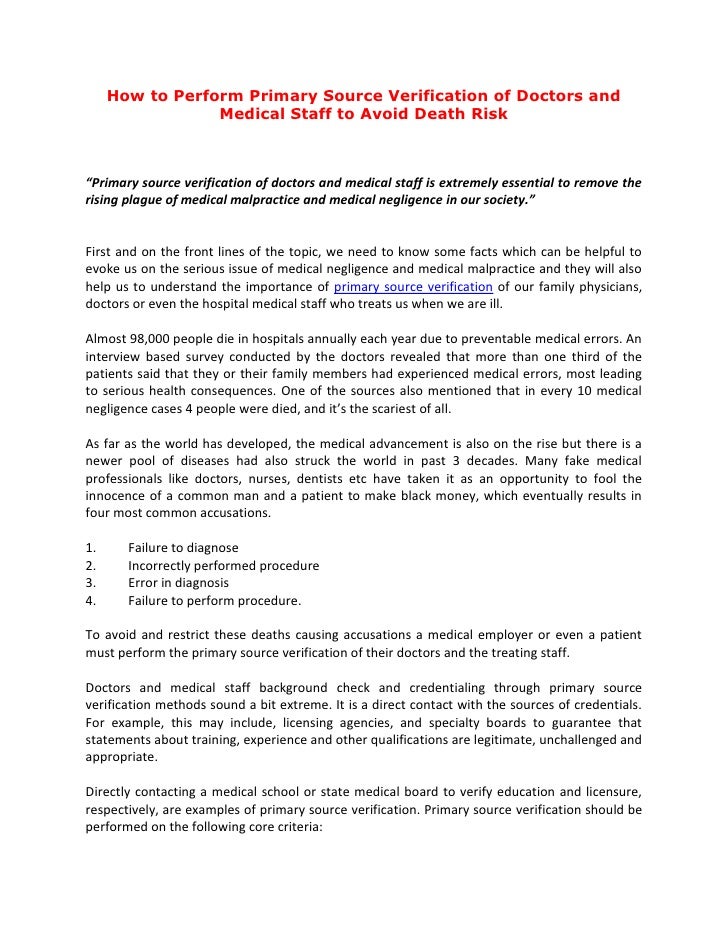 What Is Primary Source Verification In Abu Dhabi? – ELACI