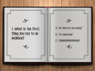 How to pick up your audience