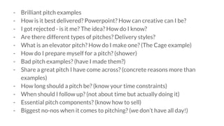 How to pitch | PDF