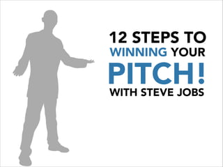 12 STEPS TO
WINNING YOUR
PITCH!WITH STEVE JOBS
 