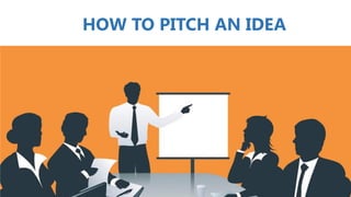 HOW TO PITCH AN IDEA
 
