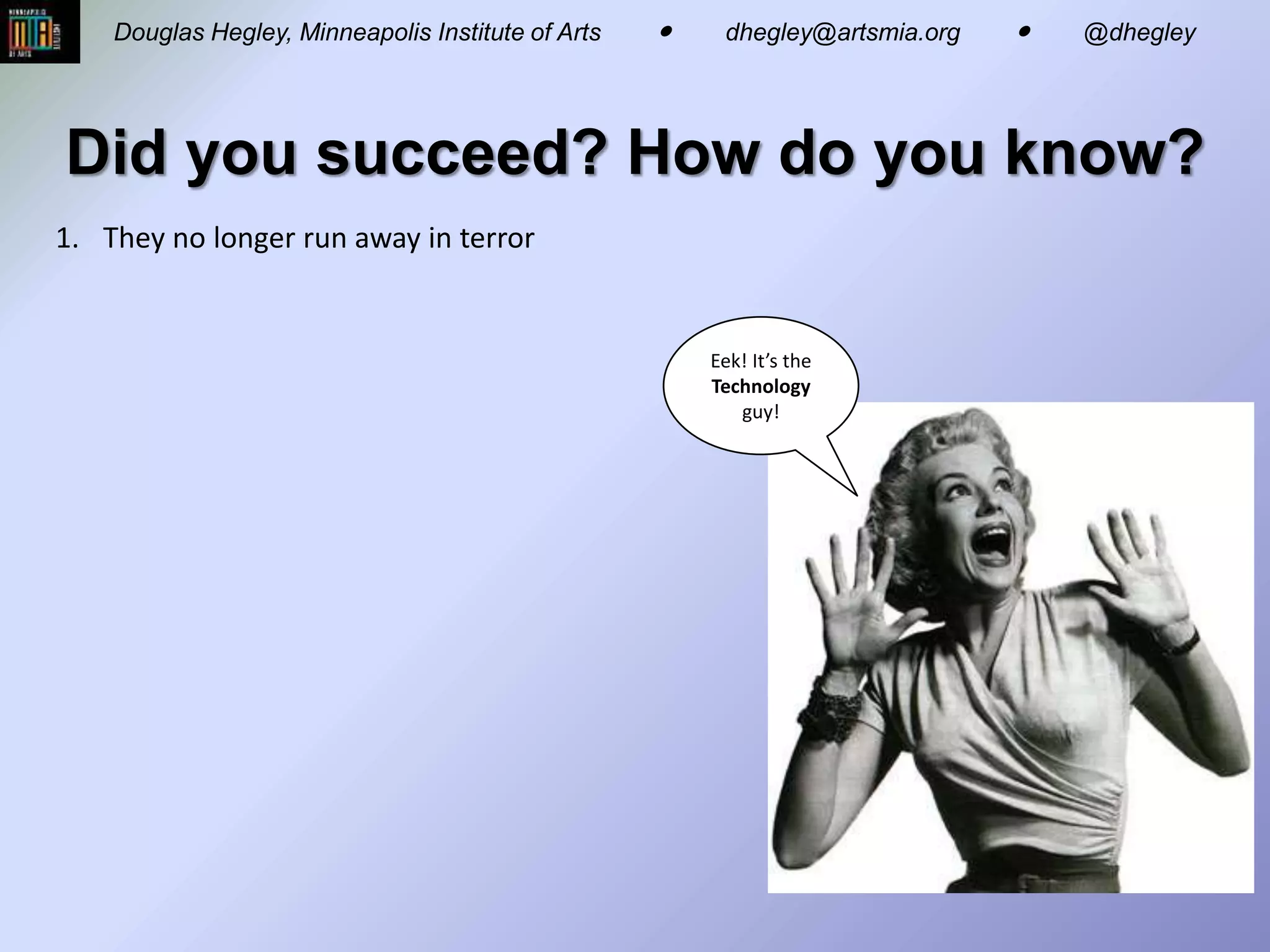 How to Pitch Tech to a Nonprofit Board - AAM 2012