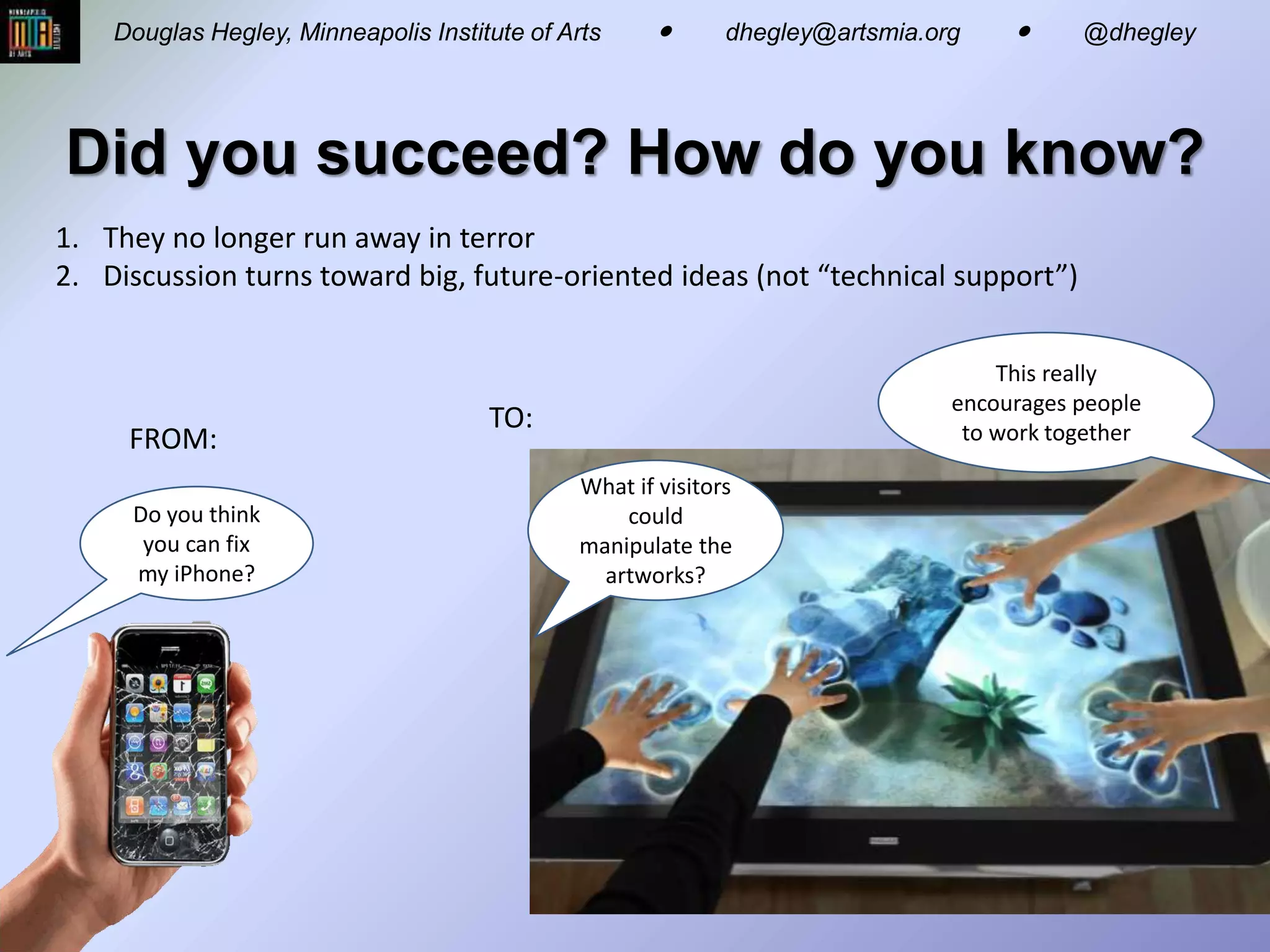 How to Pitch Tech to a Nonprofit Board - AAM 2012