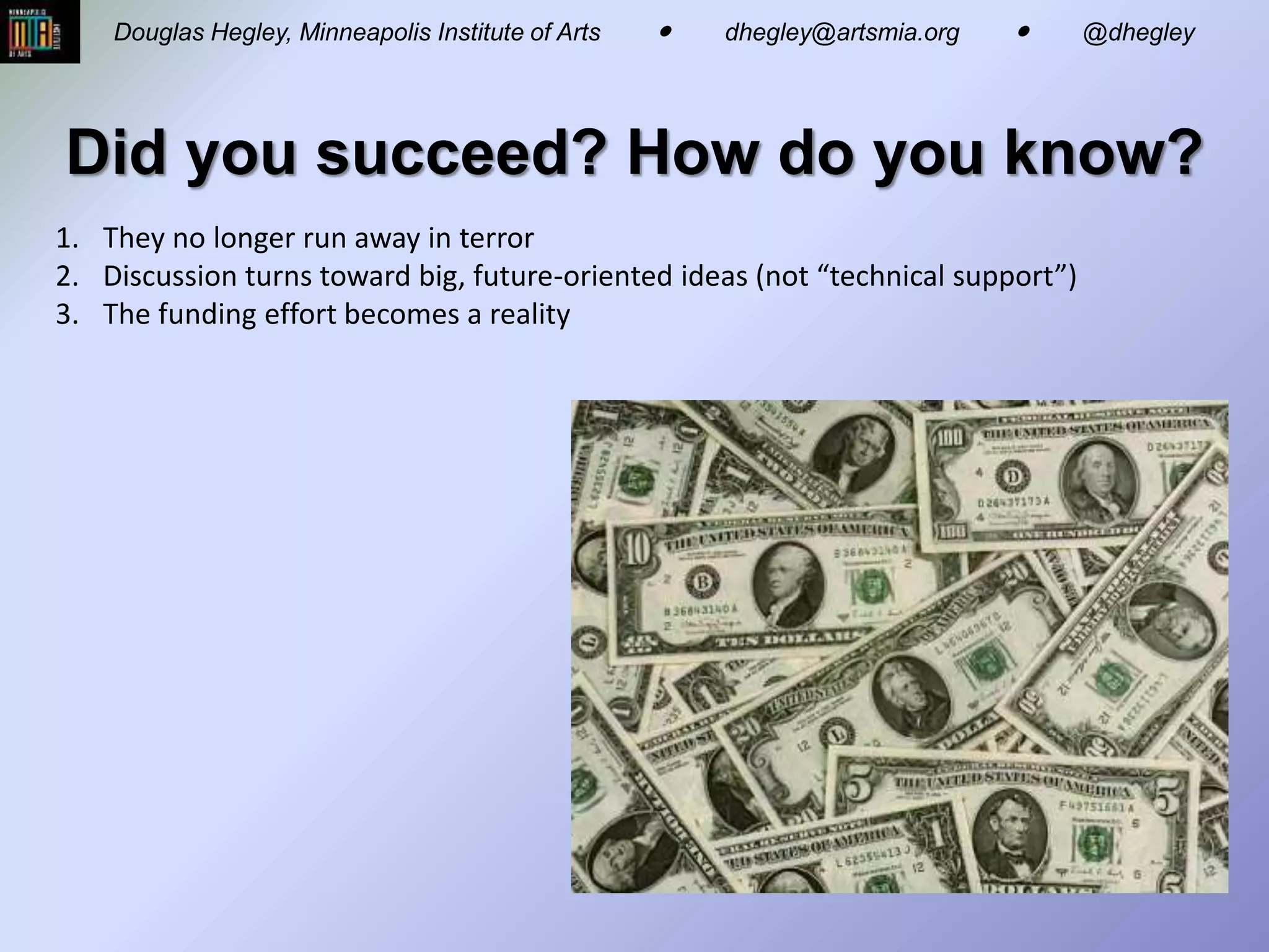 How to Pitch Tech to a Nonprofit Board - AAM 2012