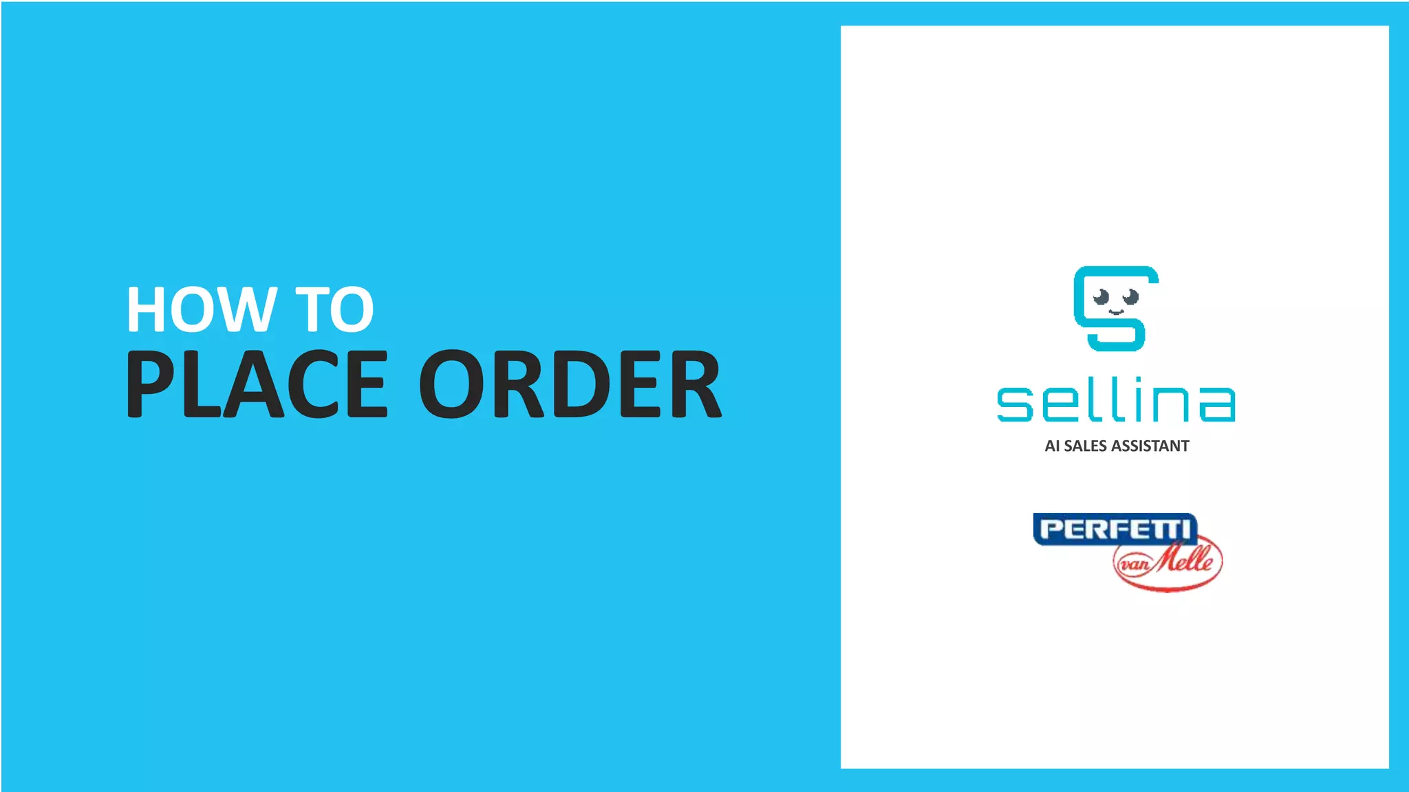 HOW CAN YOU PLACE ORDER PPT