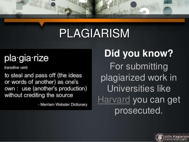 How to plagiarize without getting caught