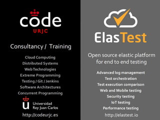 @fgortazar
Bio
Project Coordinator at @elastestio EU project
Devops @ Kurento/OpenVidu
TeachingTesting & Distributed Systems @ URJC
@fgortazar
https://es.linkedin.com/in/franciscogortazar
 