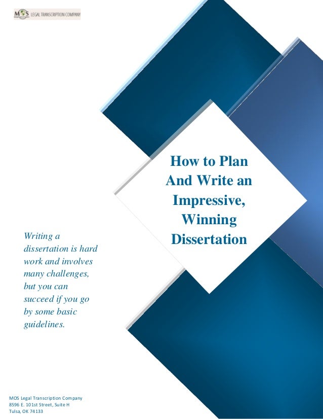 Difficulties in writing a dissertation