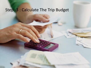 Step -3 : Calculate The Trip Budget
 