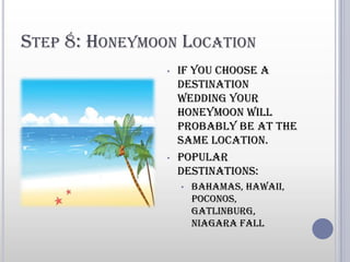 Personal considerationsStep 4: Choosing a wedding ringoptions to choosing the ring: