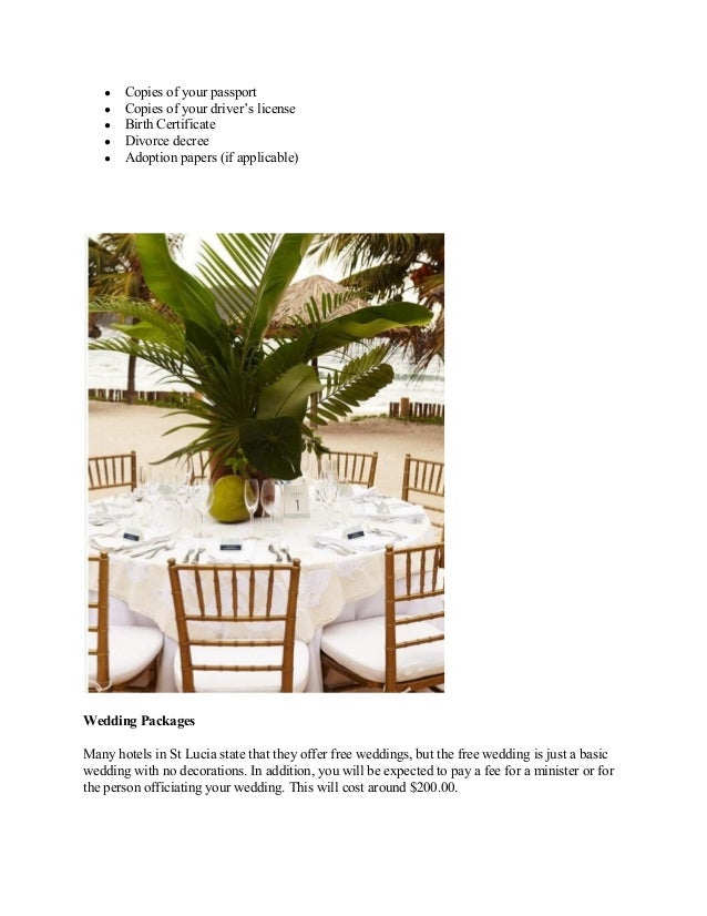 How to Plan A Wedding In St Lucia