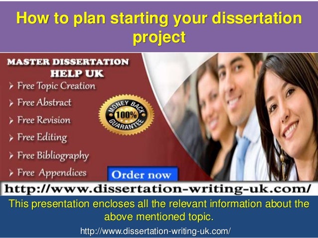 Dissertation project plan