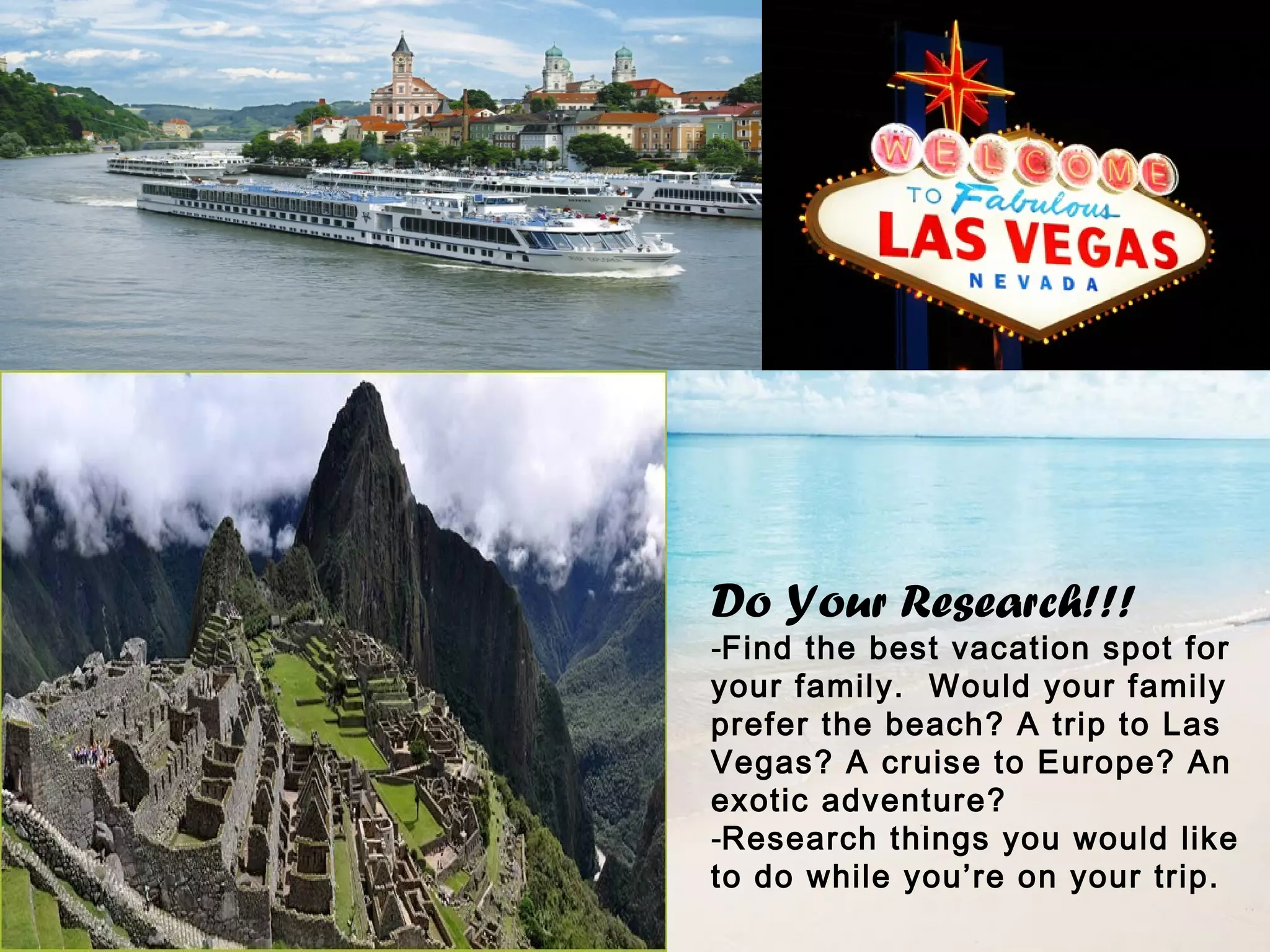 How to plan the best vacation | PPT