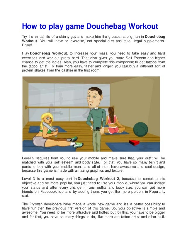 How to play game douchebag workout