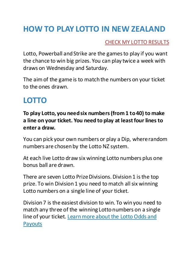 check my lotto nos