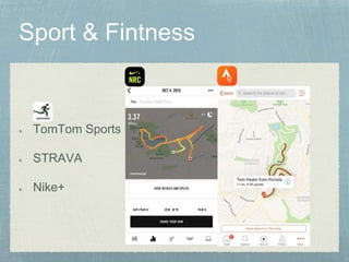 TomTom Sports
STRAVA
Nike+
 