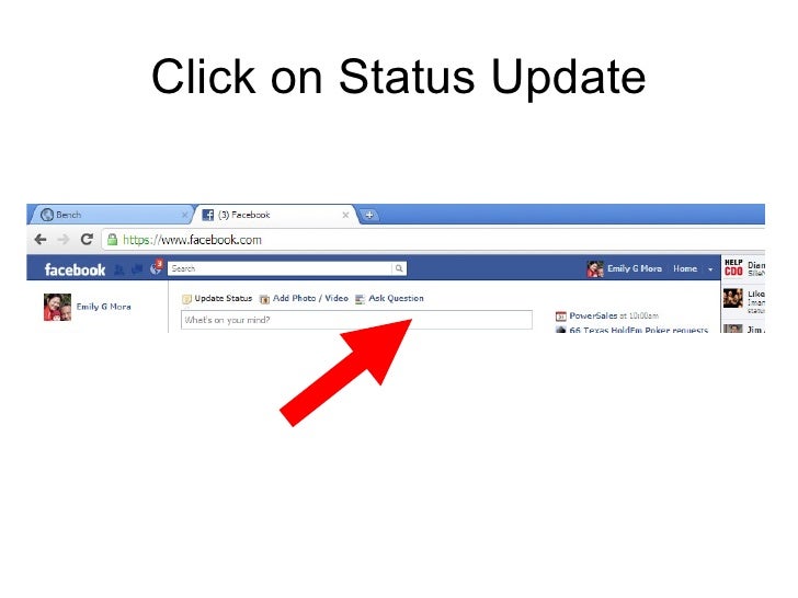 How to post something on facebook