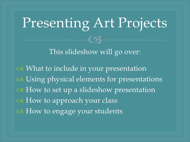 presentation projects