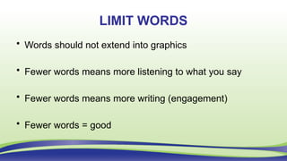 Powerpoint With Less Words HOW TO POWERPOINT _ A guide for students.pptx