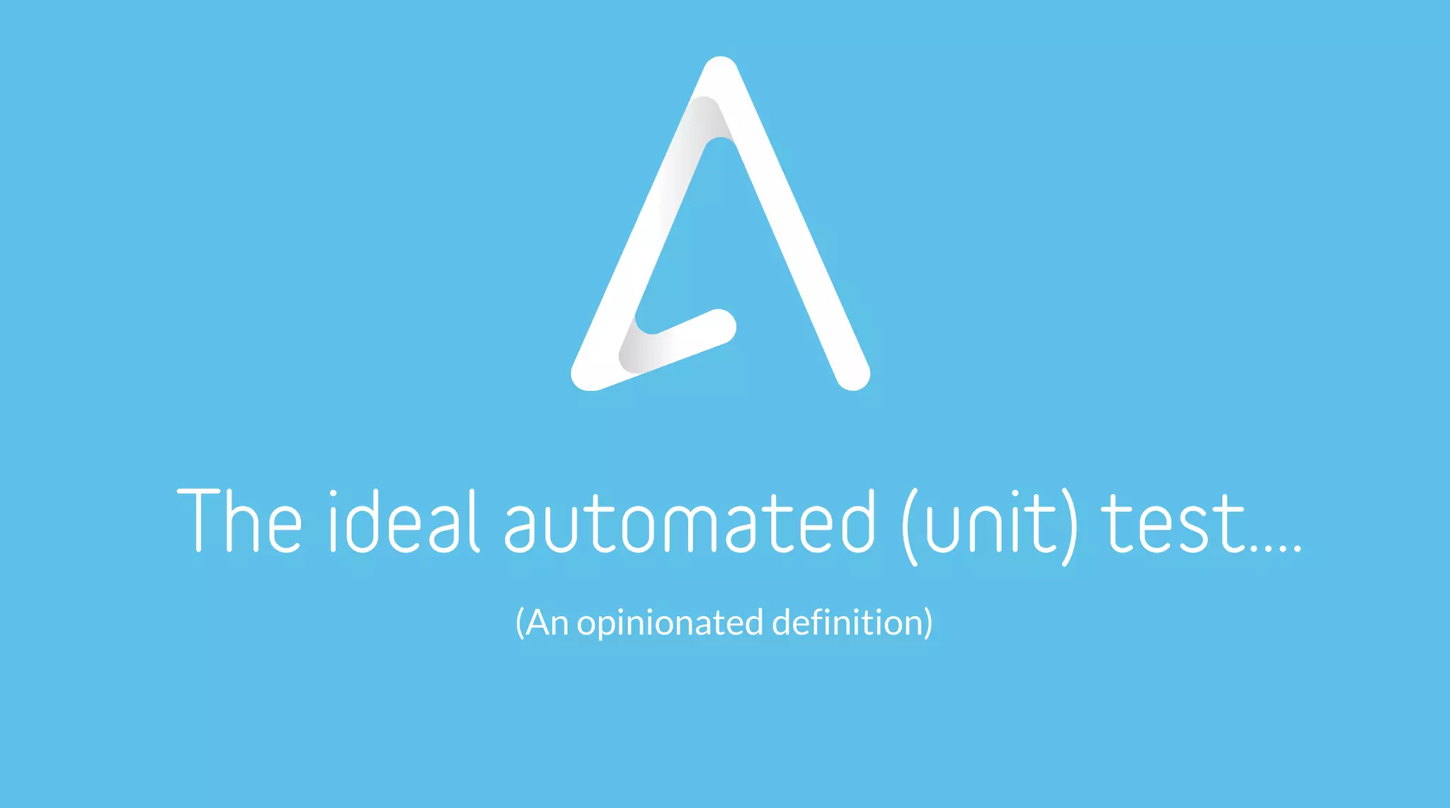 (An opinionated definition)
 