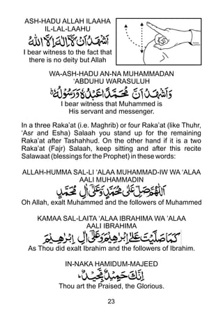 How to pray Salaah (Muslim prayer guide) | Ahmad Deedat | PDF