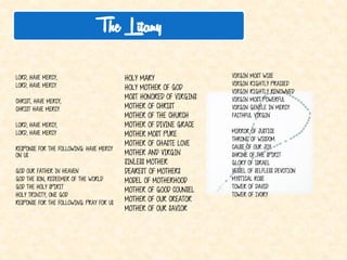 HailMary,fullofgraceTheLordiswithyou,BlessedareyouamongwomenAndblessedisthefruitofyourwombJesus. 
HolyMary,MotherofGod,Prayforussinners,nowandatthehourOfourdeath,Amen. 
Hail Mary  