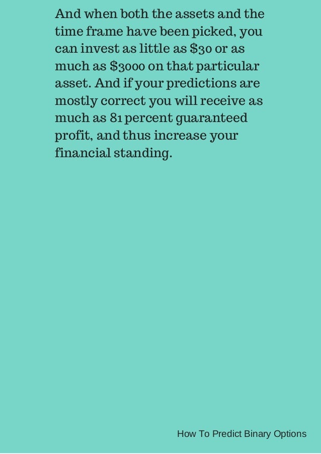 ⭐ How to predict binary options correctly singapore ⭐ 🥇 Binary Trading Platform how to predict binary options correctly