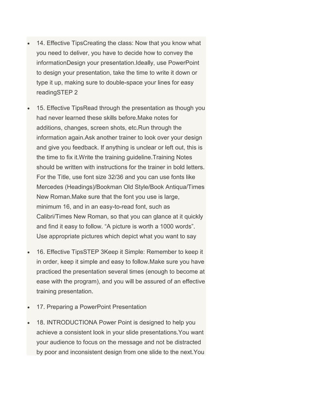 How to prepare a basic training module | DOCX | Desktop Publishing ...