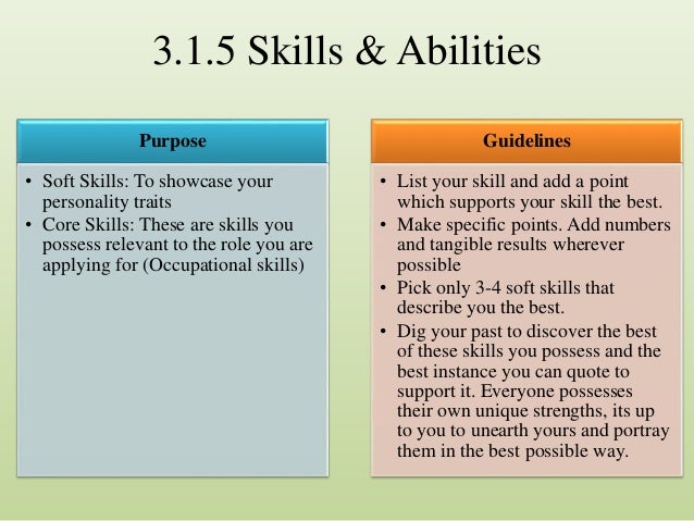 qualities in resumes