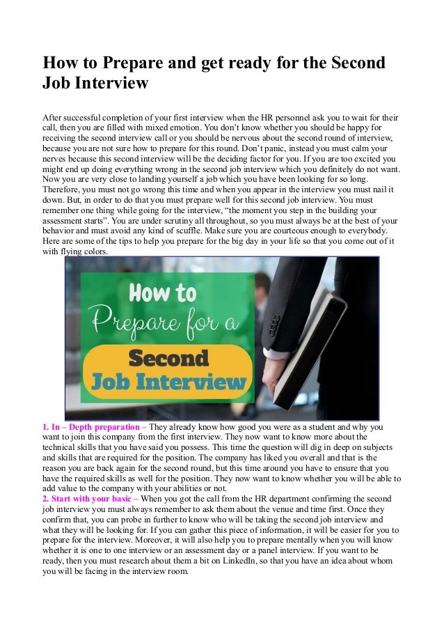 how to get ready for an interview