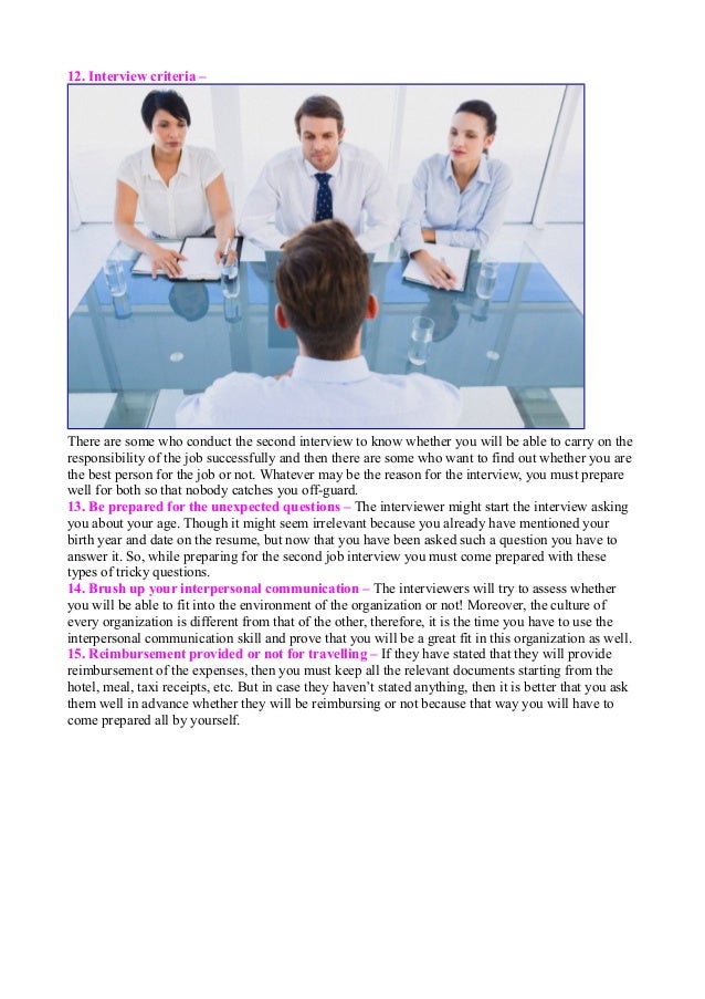 How To Prepare And Get Ready For The Second Job Interview How To Prepare And Get Ready For The Second Job Interview