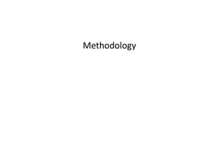 Methodology
 