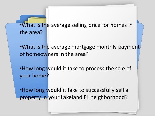 How to prepare a property profile report for your lakeland fl home