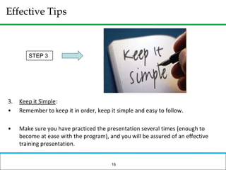 DesignTrainer Notes: Detailed explanation with questions from students and trainerClass Discussion: Conversation with questions posed to elicit thoughtful responses from learnersGames: Competitive activities that allows learners to test their knowledge and skill in the subject.Small Group Exercises: 4-6 people answering questions or solving problems togetherRole Plays: Smaller groups designed for more intense discussion and problem solving