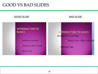 Brief description for each topic