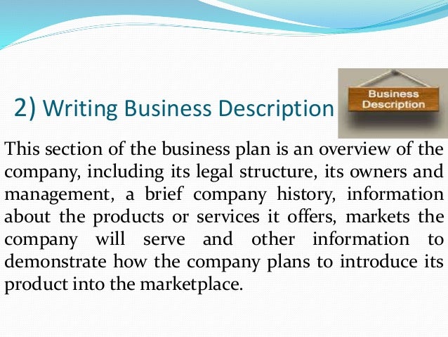 Entrepreneur business plan template picture