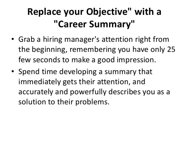how to prepare effective resumes