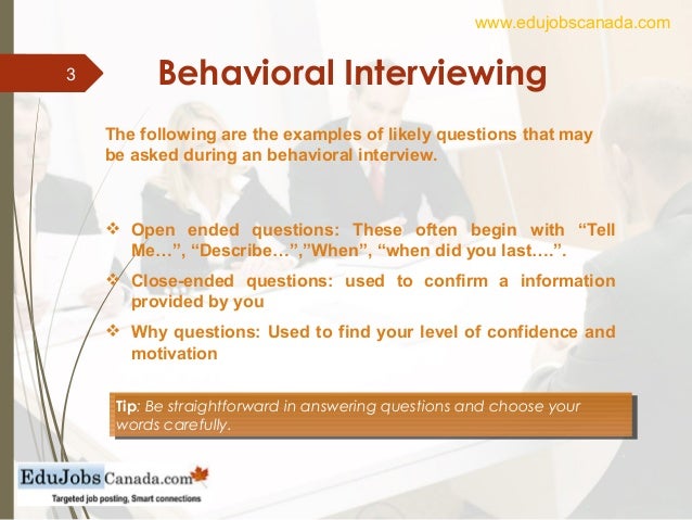 how to interview for a job